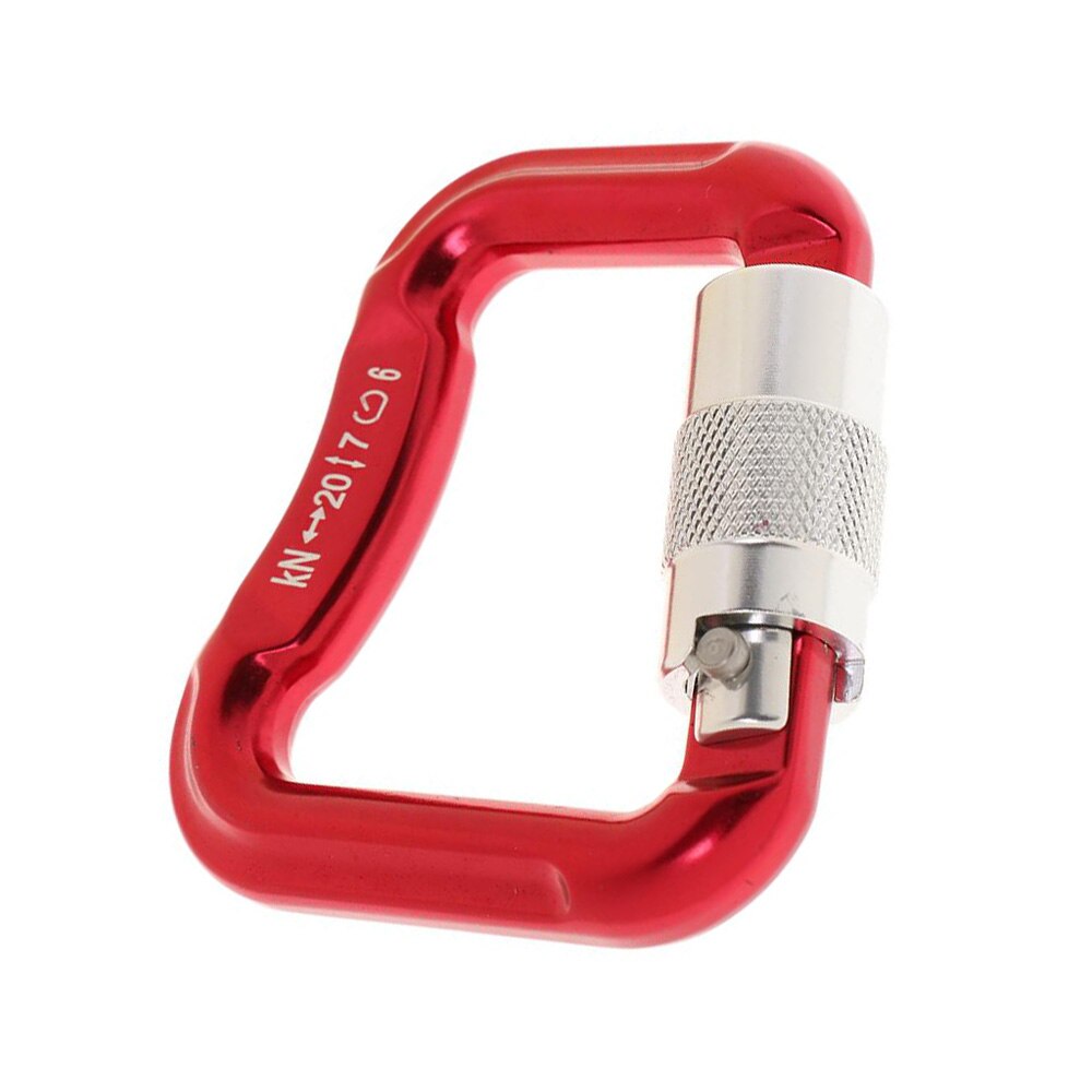 20KN Twisted Lock Paragliding Paraglider Carabiner Main Lock Rectangular Reserve Parachute Buckle Hook Clasp