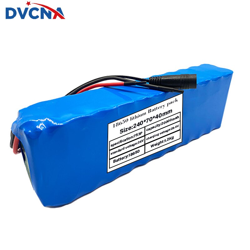 24V 20Ah 7s3p 18650 battery lithium battery 24v 20000mAh electric bicycle moped electric lithium ion Battery pack + Charger