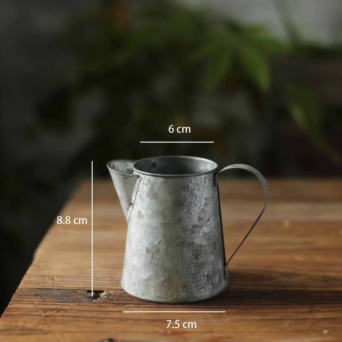 Métal fer tasse fer forgé Vase Pot petit Pot de lait rétro Style industriel rustique nature morte nourriture photographie accessoires: Jar