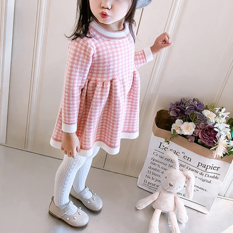 Roupa infantil camisola das crianças saia do bebê menina camisola saia das crianças