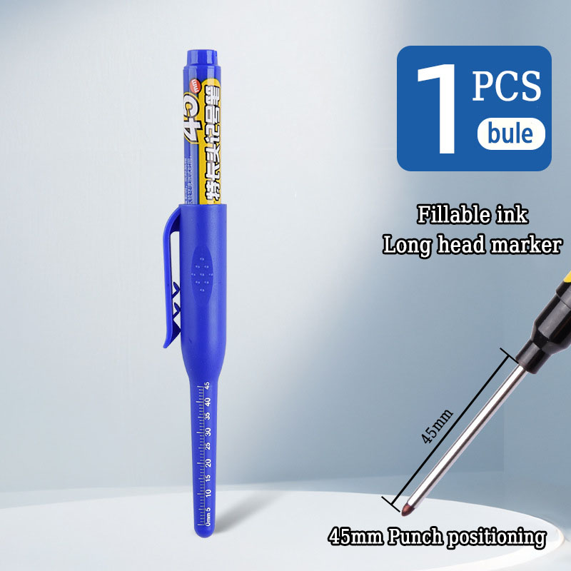 45mm långa spetsiga oljepennor vattentät snabbtorkande lämplig för träbearbetning kakel glas ritning markering kontor: Gul