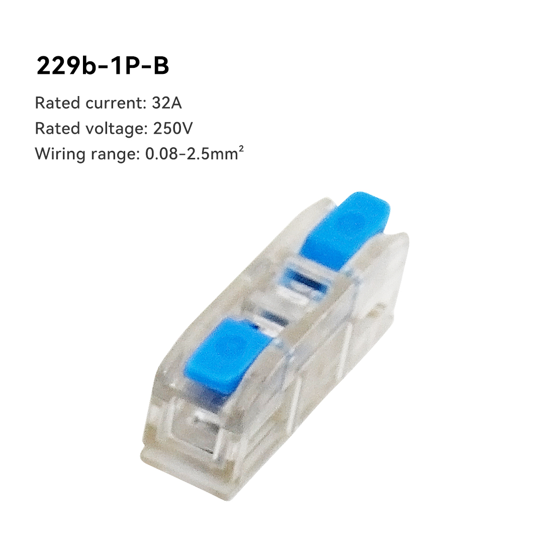 10PCS Quick Electrical Wire Connectors Universal Compact Splicing Terminal Blocks Push-in Home Cable Connectors: Orange