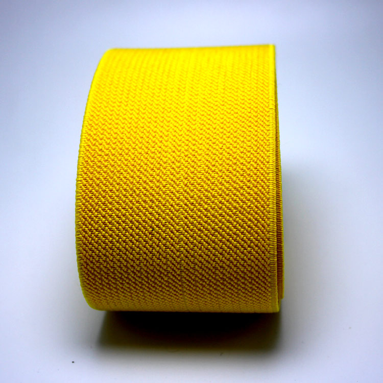 5cm bredbåndsbukser nederdel bælte farve elastikbånd / twill elastisk tapelatex elastisk tape elastik: Gul