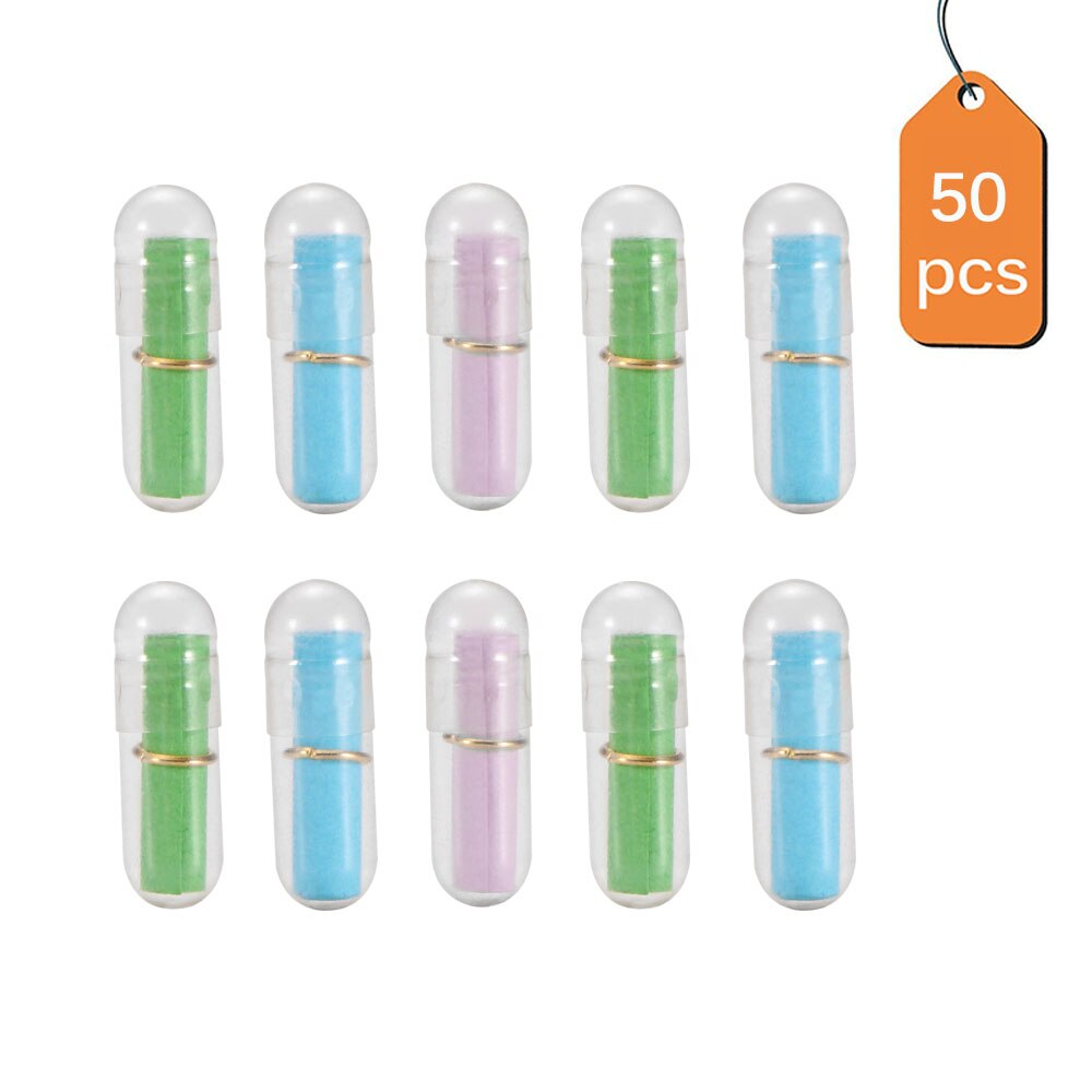 50pcs Cute Message In A Bottle Message Capsule Letter Love Pill Full Clear Wish Bottle Paper Scrip Storage
