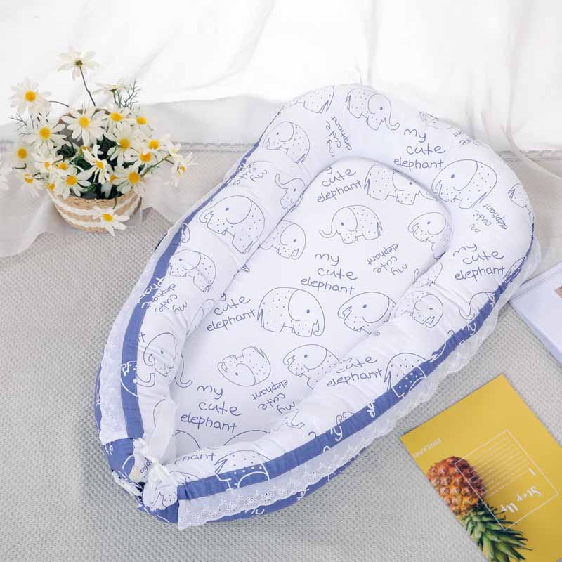 Baumwolle Tragbare Reise Baby Bett Abnehmbare Laufstall Krippe für Neugeborene Bebe Nest Schlaf Wiege 0-12Monat
