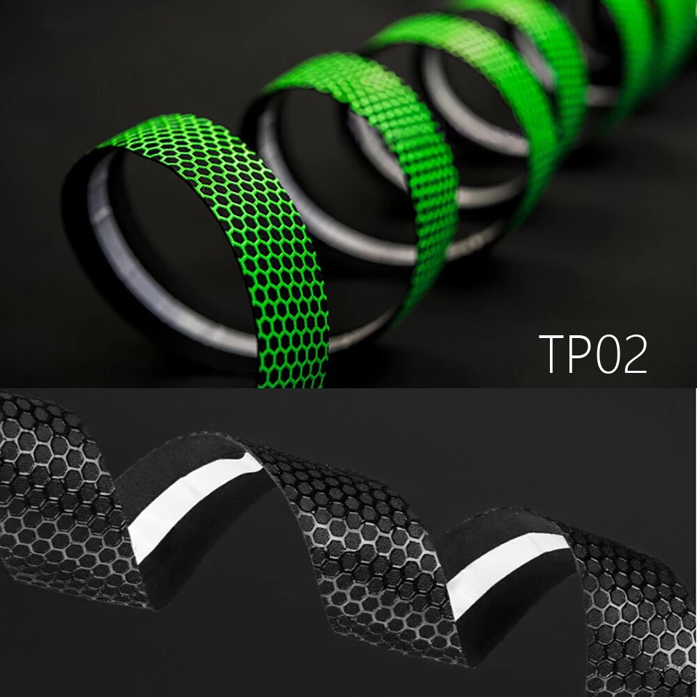 Cinta perforada de cuero PU para manillar de bicicleta, 2 rollos, transpirable, suave, engranaje fijo, accesorio de ciclismo, MICCGIN