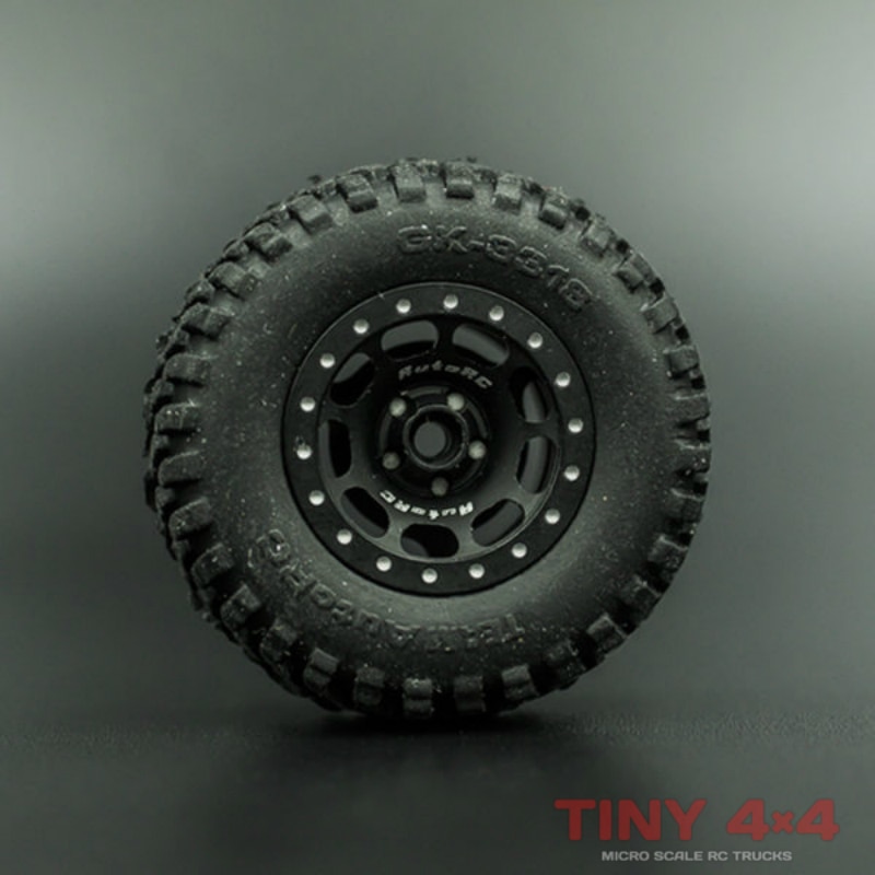 AutoRC Geko 1/24 GK-24 share part rc cars Alloy Beadlock GK-9P18B Wheels #AU02702