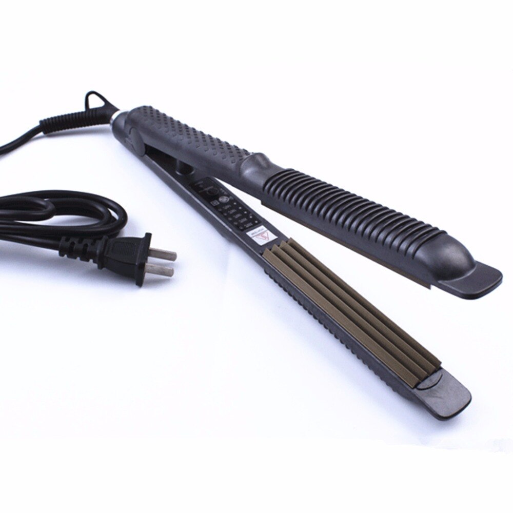 Ceramic Hair Care Curl Straightener Flat Iron Perm Splint Tourmaline Ceramic Curved Plates Flat Iron Hair Straightner