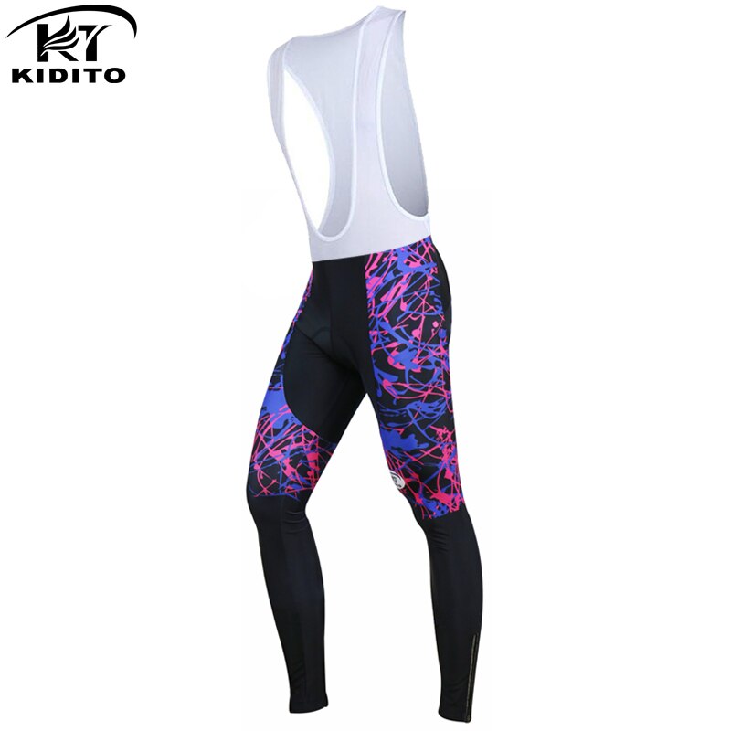 Kiditokt heren winter 3d gel gevoerde fietsbroek schokbestendig mountainbike fietsbroek mtb fietsbroek: Alleen bibbroeken / 4xl