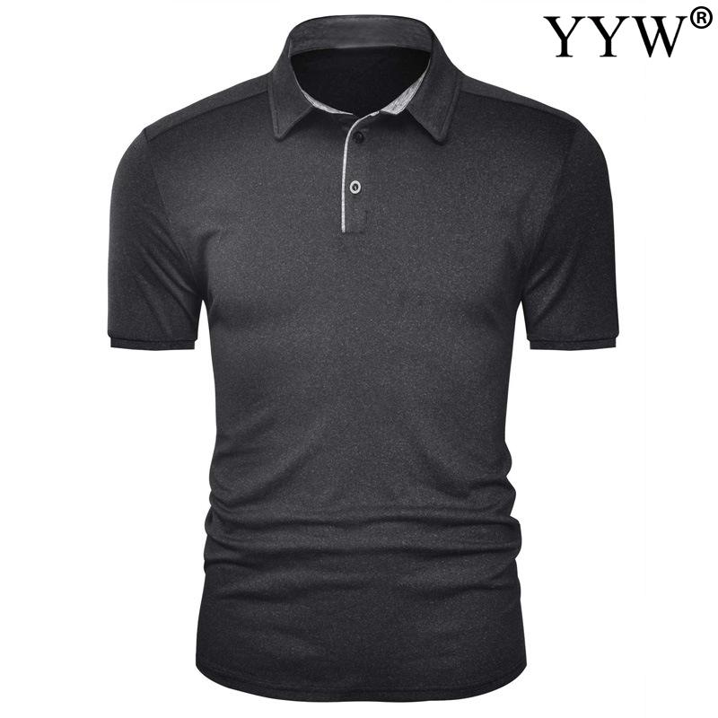 Jongen Golf Shirt Zomer Golf Kleding Golf Kleding Mannen Golf T-shirt T Comfortabel Ademend Golf Korte Mouw t-shirt: black / m