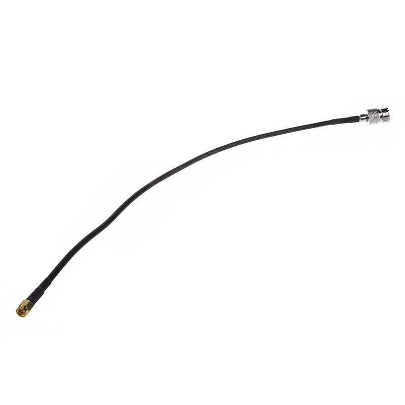 SMA Male to UHF Female Connector Pigtail Cable Black 40CM