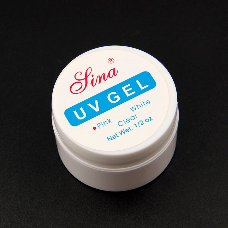 14g/ box extension gel pink/hvid/klar nail extend lim nail art uv building gel negle gel lak til negle former akryl tips: Lyserød