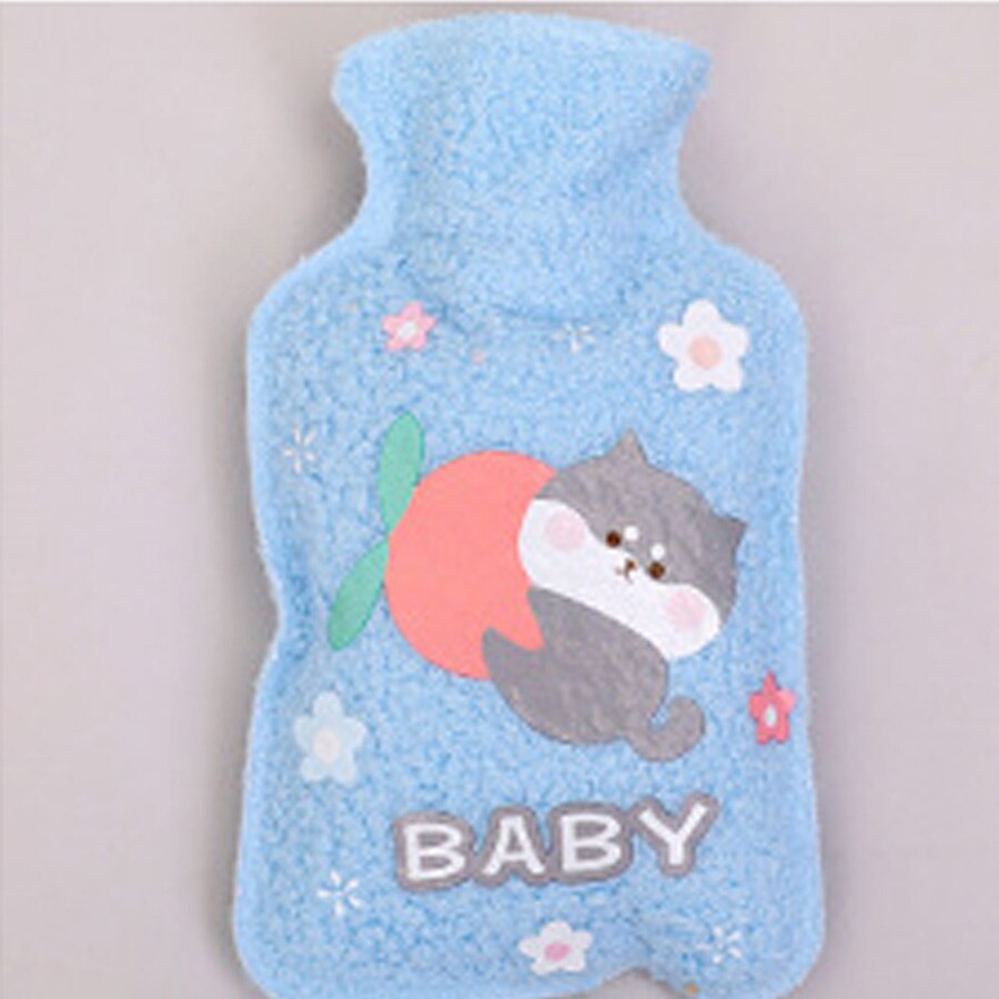 Cartoon plush bear water injection warm water bag portable compress warm hand treasure water bagA808: style 2