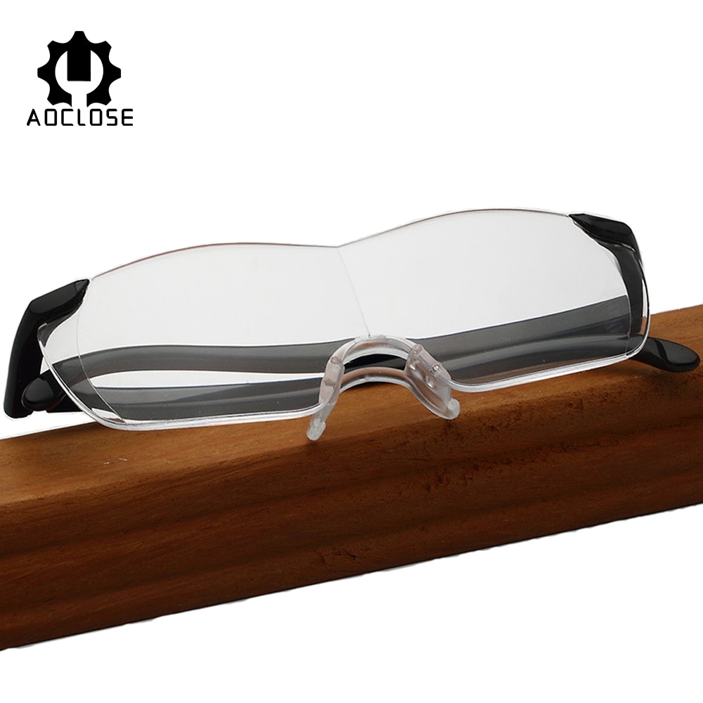 250 Graden Presbyope Bril Loepen Draagbare Vergrootglas Bril Leesbril Voor Ouders Verziend Vergrootglas