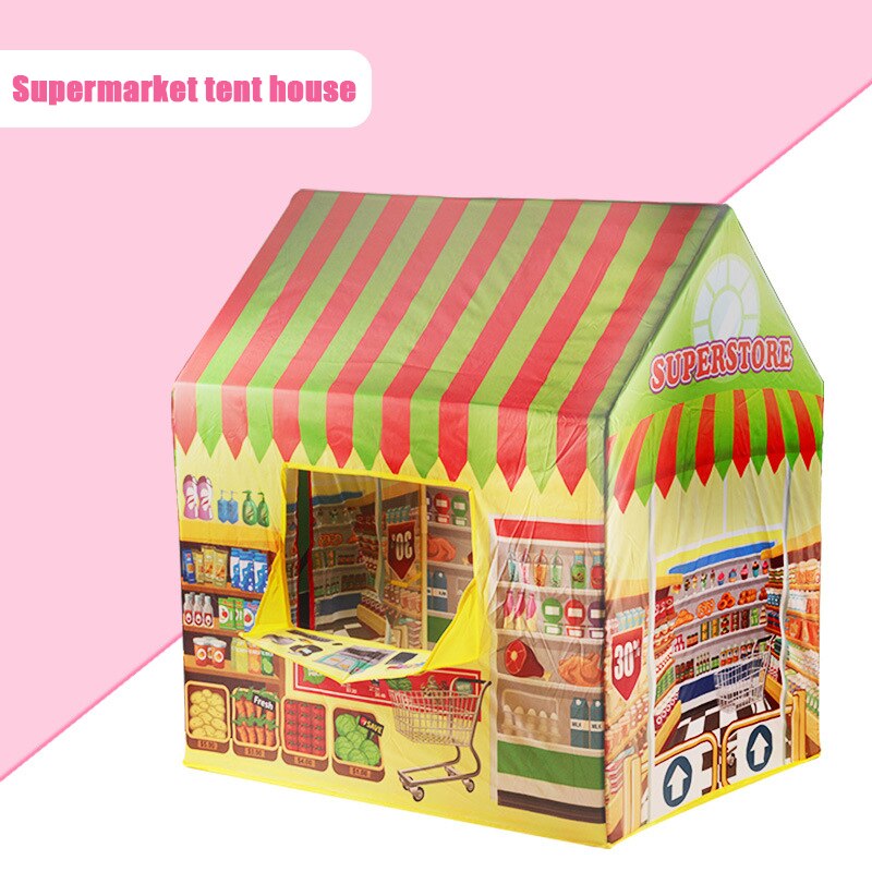 Spielen Zelt Kinder Spielen Haus Spiel Aktivität Haus Dinosaurier Cubby Tragbare Klapp Spielzeug Zelt Baby Indoor Spielen Pit Pool Junge mädchen: Supermarket