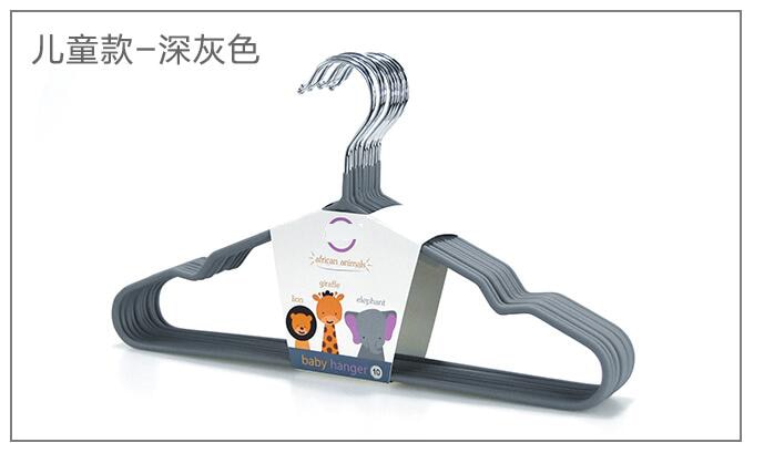 10 stuks/partij plastic hangers voor kledingrek (volwassenen en kinderen)