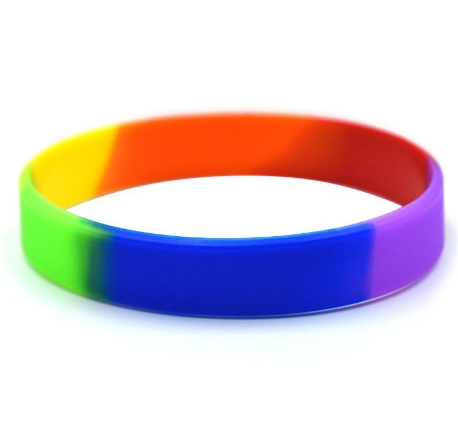 Kleurrijke Siliconen Polsbandjes Sport Armbanden Voor Volwassen Collectie Glow Light Up Rubber Armbanden Mannen Vrouw Fitness Handbands