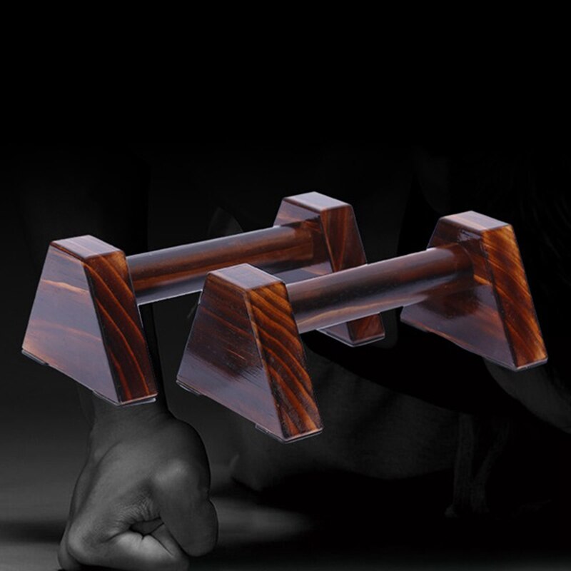 40cm houten push-ups, , 1 paar omgekeerde steunen, gebalanceerde parallelle staven, h-vormige dubbele stang fitnessapparatuur