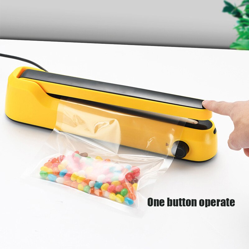 Food Vacuum Sealer Portable Bag Clips Handheld Mini Electric Heat Sealing Machine Seal Packing Plastic Impulse Sealer