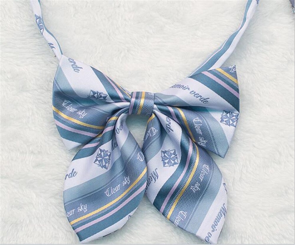 Jk Uniform Bow Tie Cute School Uniform Accessories Bow-knot Tie Knot Cravat Necktie Adjustable D174