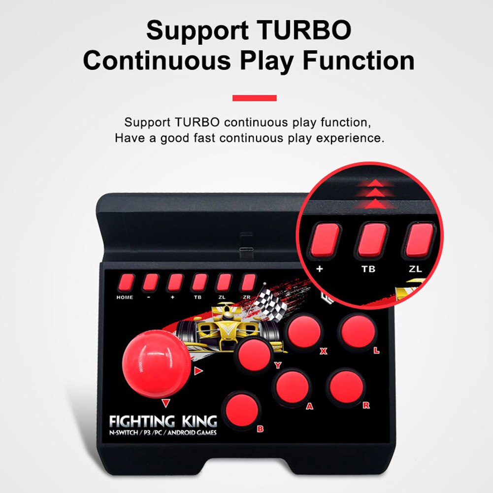 USB C Wired Mini Joystick Handheld Controller für N-Schalter/PS3/PC/Android mit Empfänger Gamepad USB Empfänger