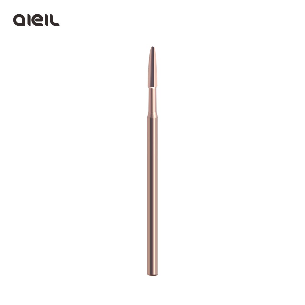 Coating Tungsten Carbide Rose Gold Rotary Burr Nail Drill Bits Electric Cutter For Manicure Machine Nail Accessories Drill Tool