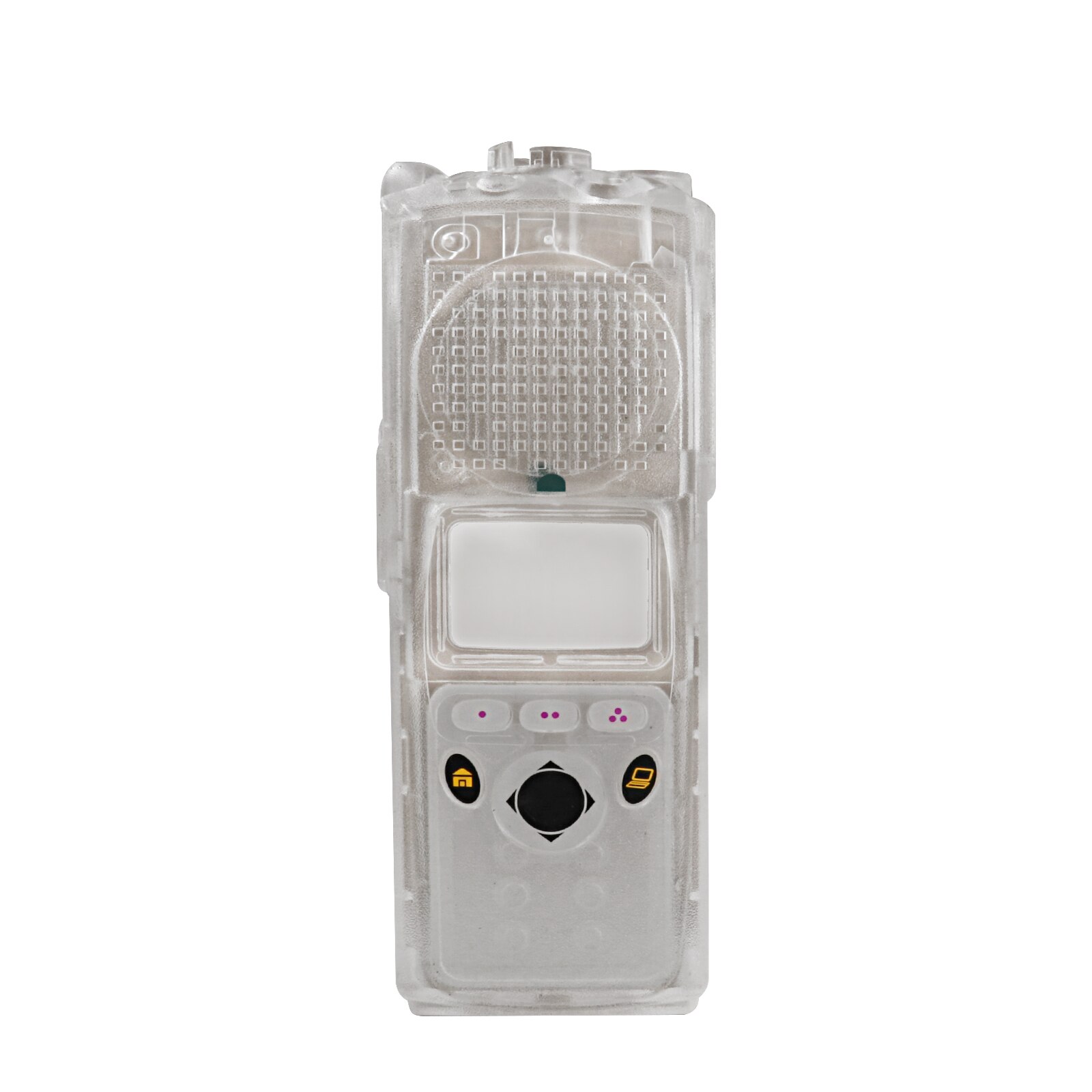 Vbll colorido substituição habitação caso capa para motorola xts5000 modelo ii 2 rádio: Fashion Transparent