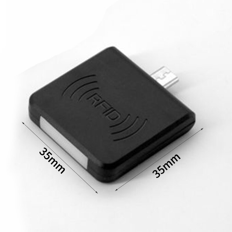 Micro-Usb Interface Nfc Ic Card Mini Rfid Reader Voor Android Mobiele Telefoon