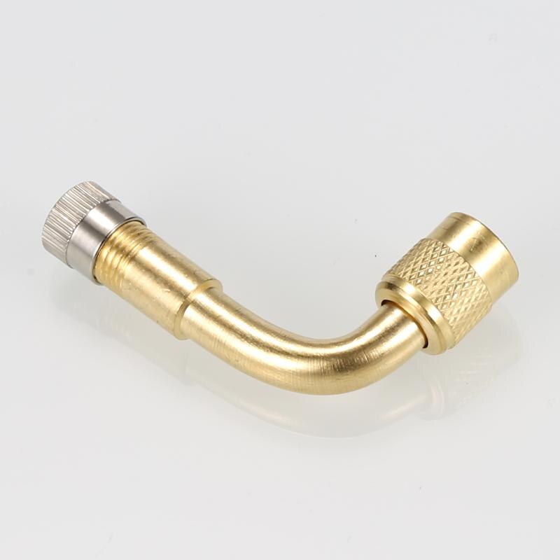 Alargador de válvula de extensión de neumático, accesorio de latón de 40/90/135 grados para motocicleta, coche, camión, bicicleta y Scooter