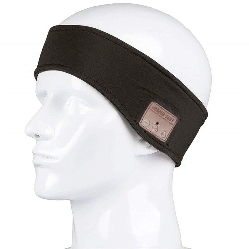 Bluetooth MP3 z pałąkiem na głowę bezprzewodowe słuchawki douszne słuchawki muzyka stereofoniczny opaska przeciw poceniu się robić sportów outdoorowych FKU66: Szary