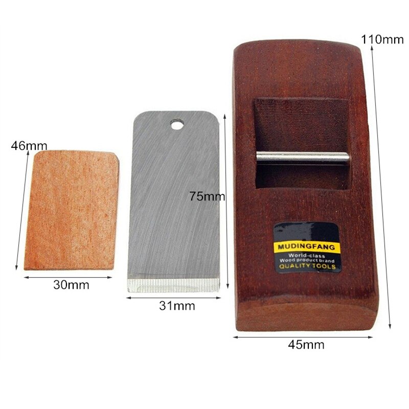 100/180/350mm Home Garden Mini Woodworking Flat Plane Wooden Hand Planer Carpenter Woodcraft DIY Woodworking Tool Wood Planer