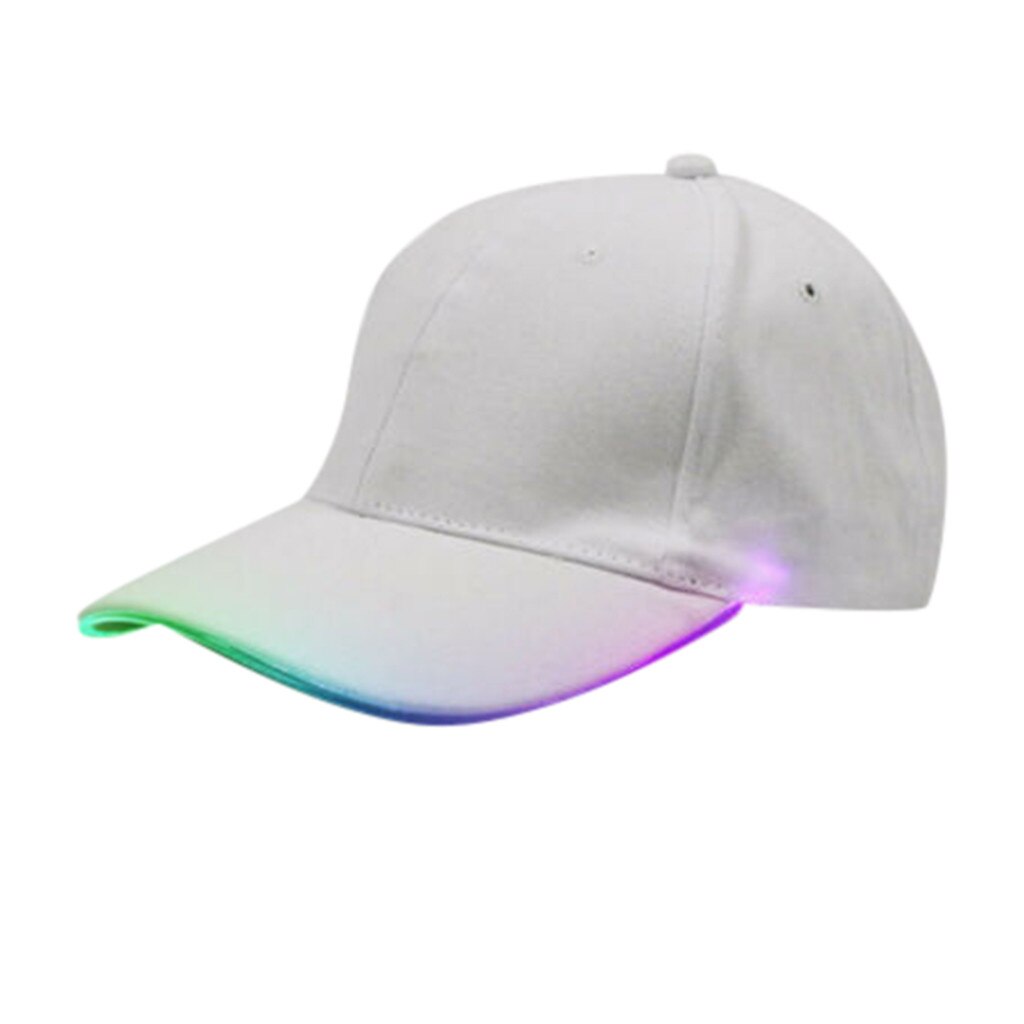 D Fashionable and stylish LED Lighted up Hat Glow Club Party Baseball Hip-Hop Adjustable Sports Cap