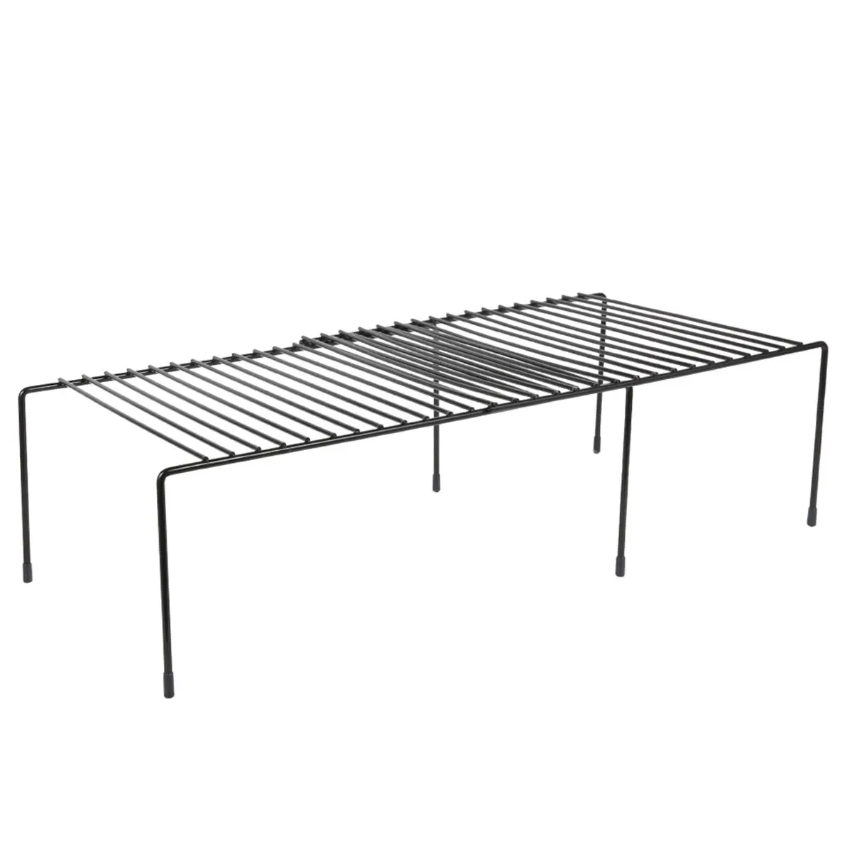 Opbergrek Metalen Holle Afvoer Planken Gootsteen Houder Verstelbare Keuken Plank Organizer Afwasbak Badkamer Kast Stand Rek: Black