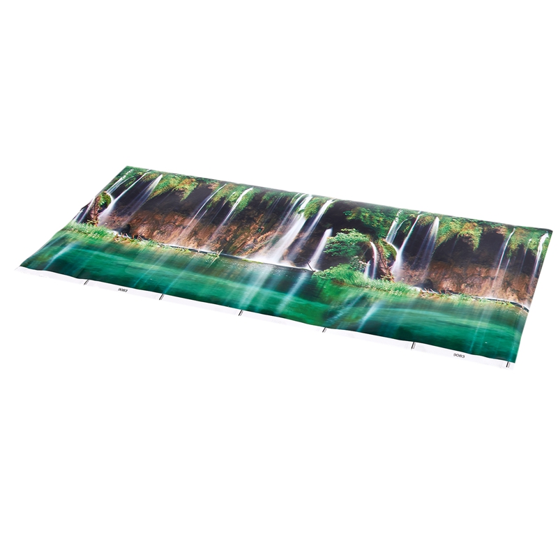 Praktische Blau Frische Meer Hintergrund Aquarium Ozean Landschaft Poster Aquarium Hintergrund