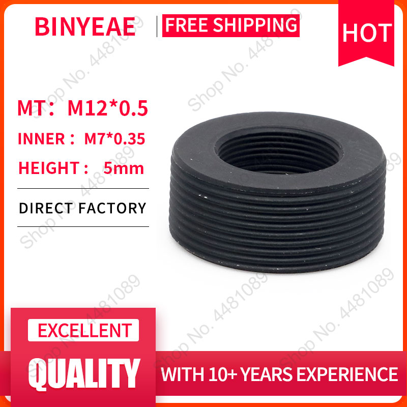BINYEAE Mount lens holder M7 mount to M12 mount adapter ring, M7 to M12 mount converter ring adapter