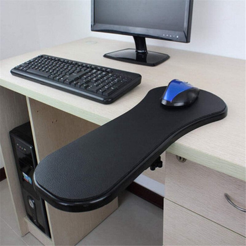 Adjustable Wrist Mouse Pad, Table and Chair Armrest Mouse Pad Bracket, Computer Extender Armrest, Ergonomic