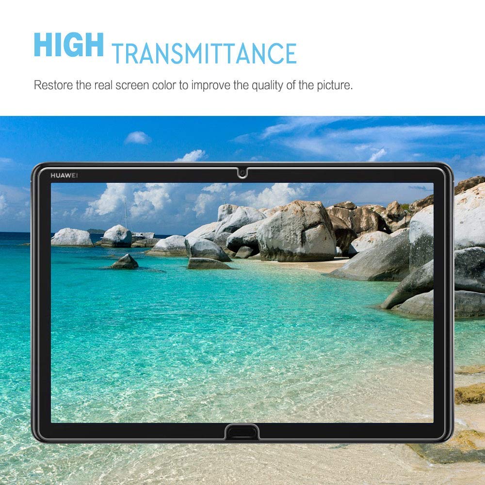 For Huawei MediaPad M5 Lite 10.1 inch - 9H Premium Tablet Anti-Scratch Tempered Glass Screen Protector Film Protector Cover