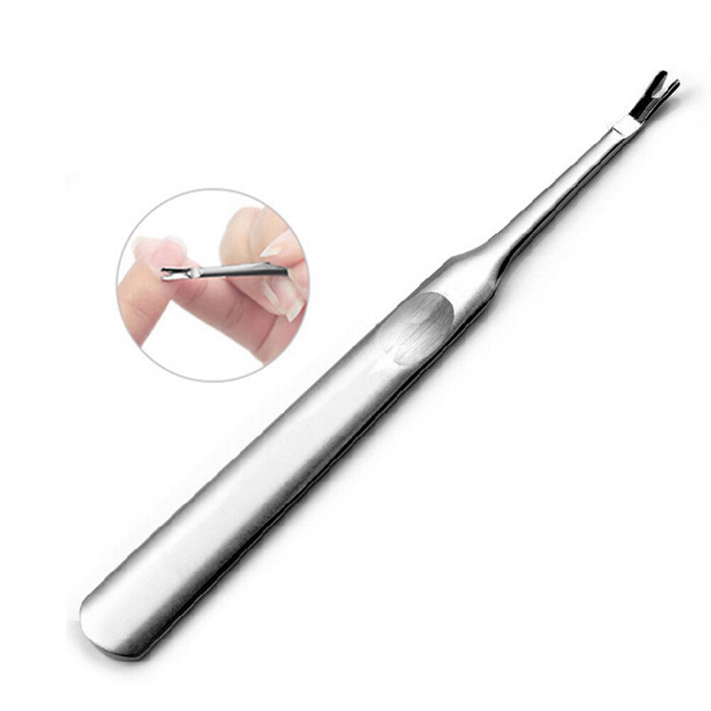 Dead Skin Fork Nipper Pusher Trimmer Callus Cuticle Remover Manicure Pedicure Stainless Steel Nail Art Tools