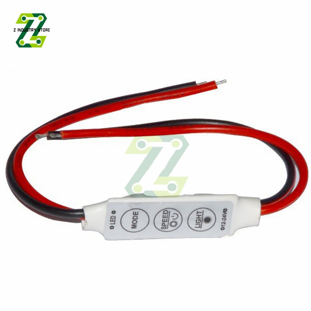 DC 12V 3-Taste Led-leuchten Dimmen Controller Und Auf Off Streifen Dimmer Helligkeit Einstellen Schalter