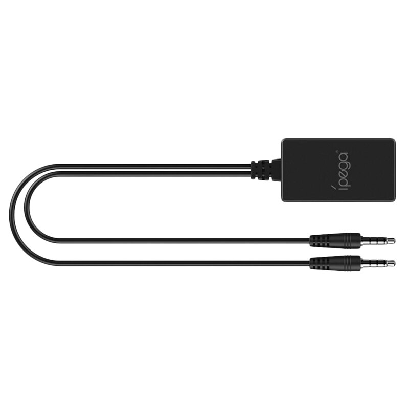 Ipega 2-in-1 Audio Adapter - Converter for Switch Console to Headphones - 1 Input 2 Output - Headphone + Mic Plug