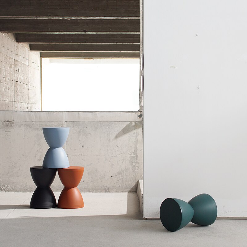 Tabouret bas moderne, minimaliste et nordique, pour chaussures de maison en plastique, simple et à la , tabouret de change de chaussures, petit tabouret de appartement