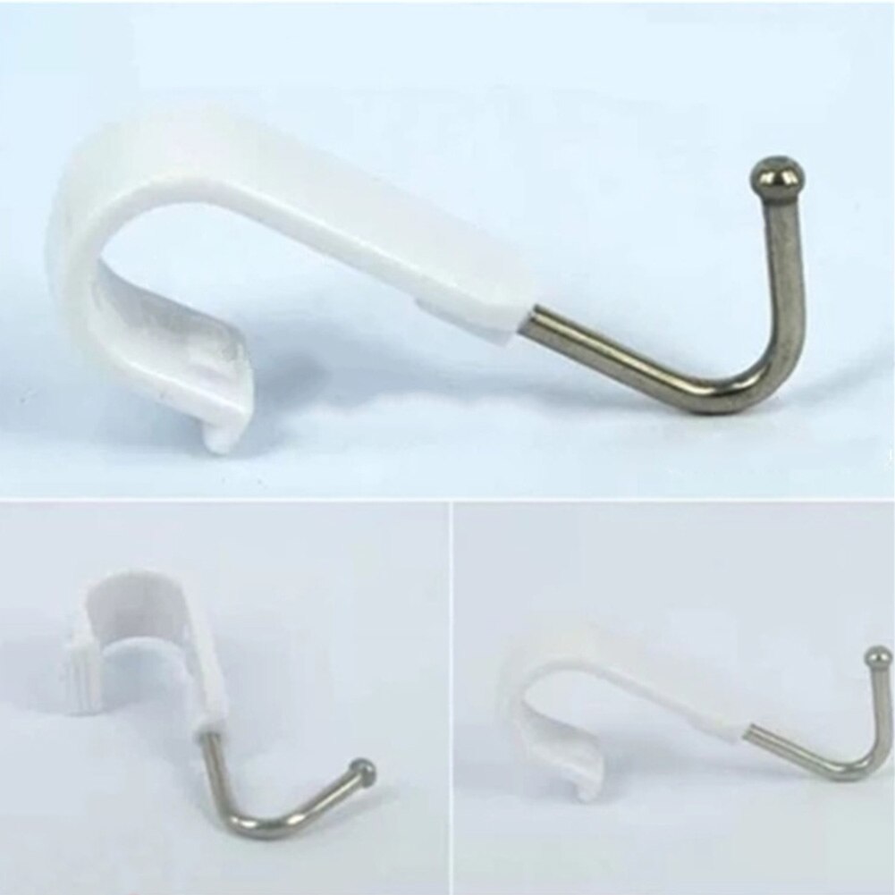 7pcs S Shape Holder Storage Multifunction Hook 360 Degrees Rotated Bathroom Kitchen Organizer White Hanger Rack Stainless Steel