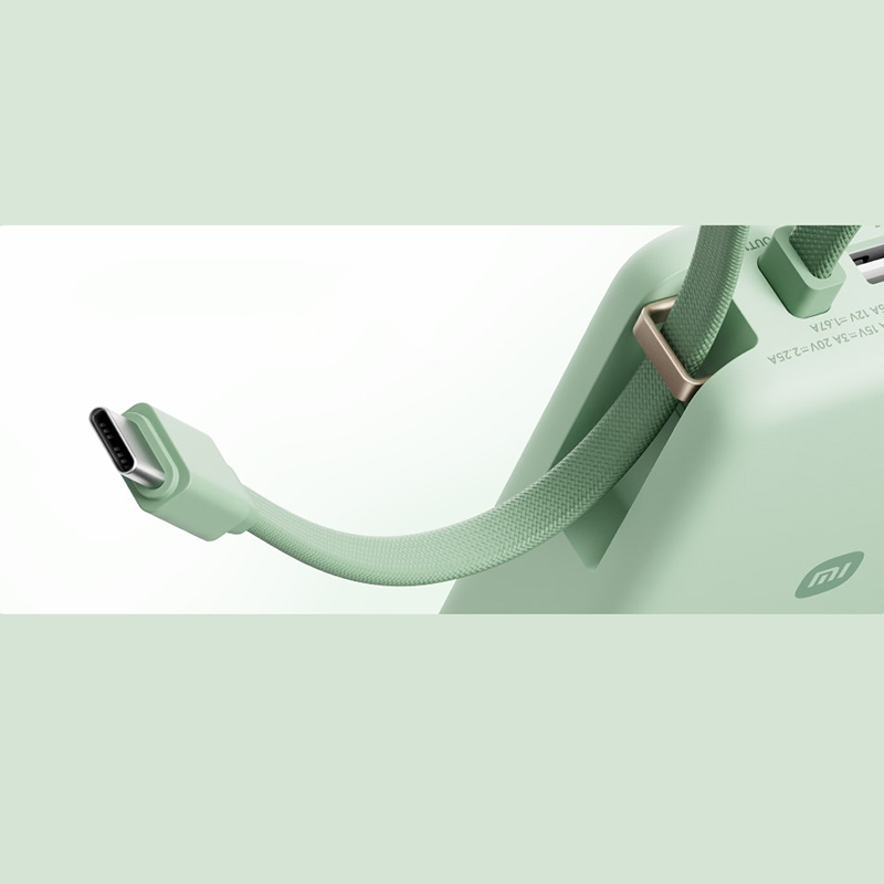 XIAOMI Power Bank 10000mAh 45W with Built‑in USB‑C Cable Two-way Fast Charge & LCD Display Portable Charger for iphone 16 15 pro