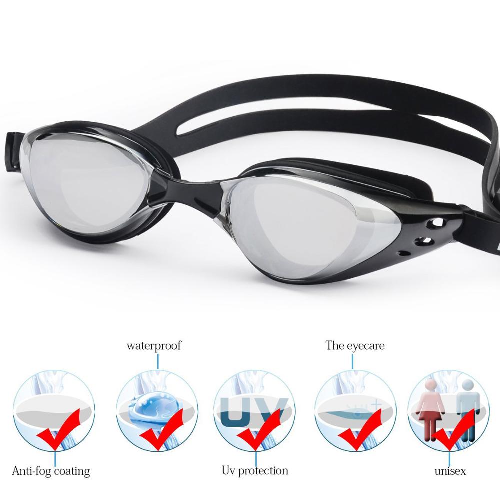 Outtobe Swiming Goggles Swim Goggles UV 400 Protection Anti Fog No Leaking Wide View Pool Goggles