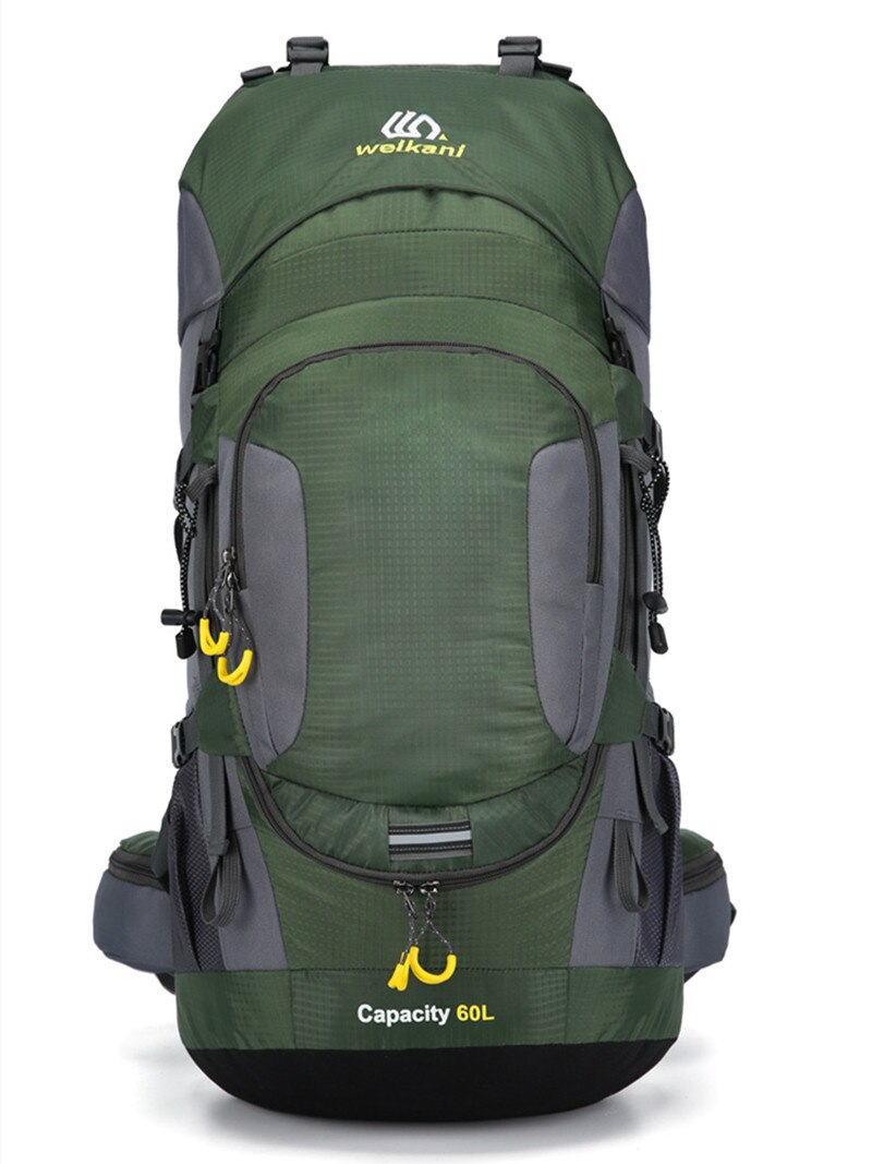 Mochila de 60 litros para deportes al aire libre, mochila de Camping, viaje, montañismo, senderismo, impermeable, cubierta de lluvia
