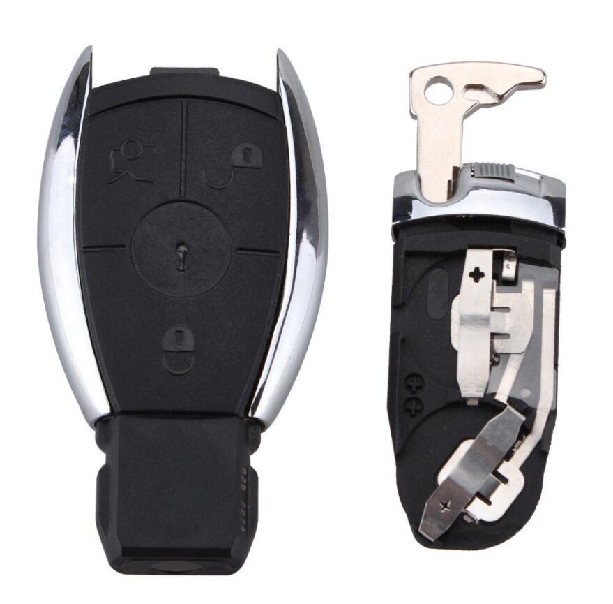 3 button Smart Key Case Shell with Battery Clamp Holder for Mercedes Benz W211 A C E G S R SL ML GML CL GL CLS CLA CLK SLK GLK