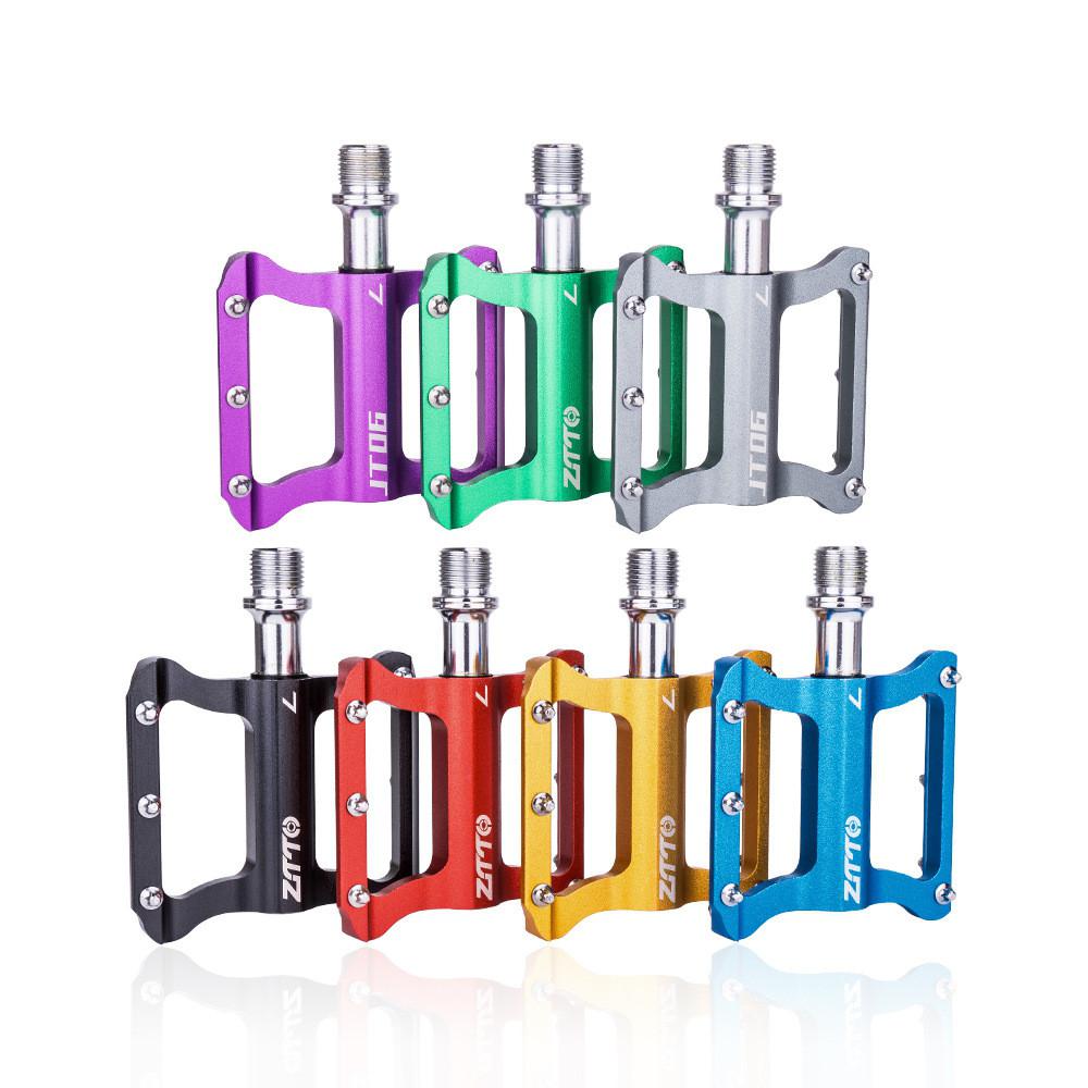 Bike Pedals Bicycle Pedals Spindle Universal Cycling Pedals Aluminium Alloy Lightweight Bike Pedals