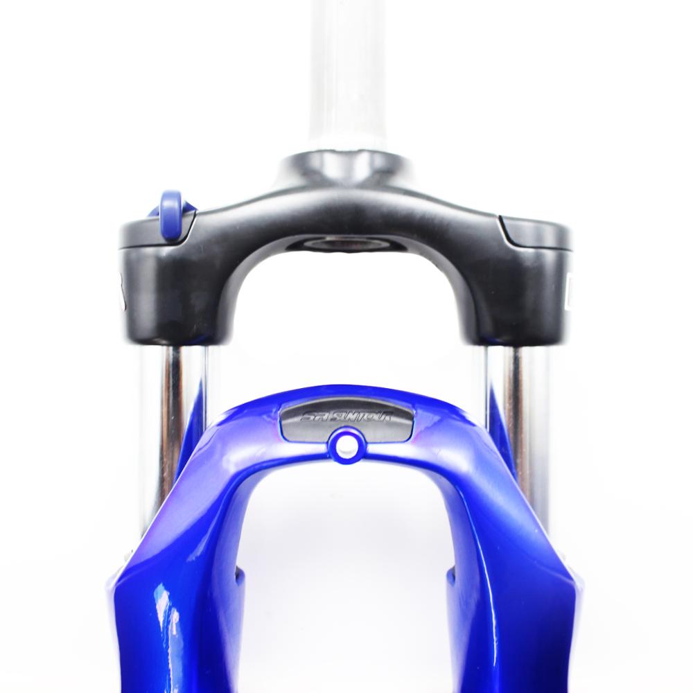 700C MTB V Brake Suspension front Fork Aluminum Alloy suspension fork air damping front fork Oil Spring Front Fork Disc Brake