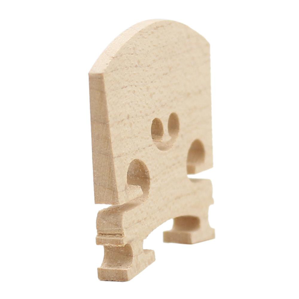 Violin Bridge Maple Wood Material Violin Code for 4/4 3/4 1/2 1/4 1/8 Size Violin Instrument Accessory: 3-4