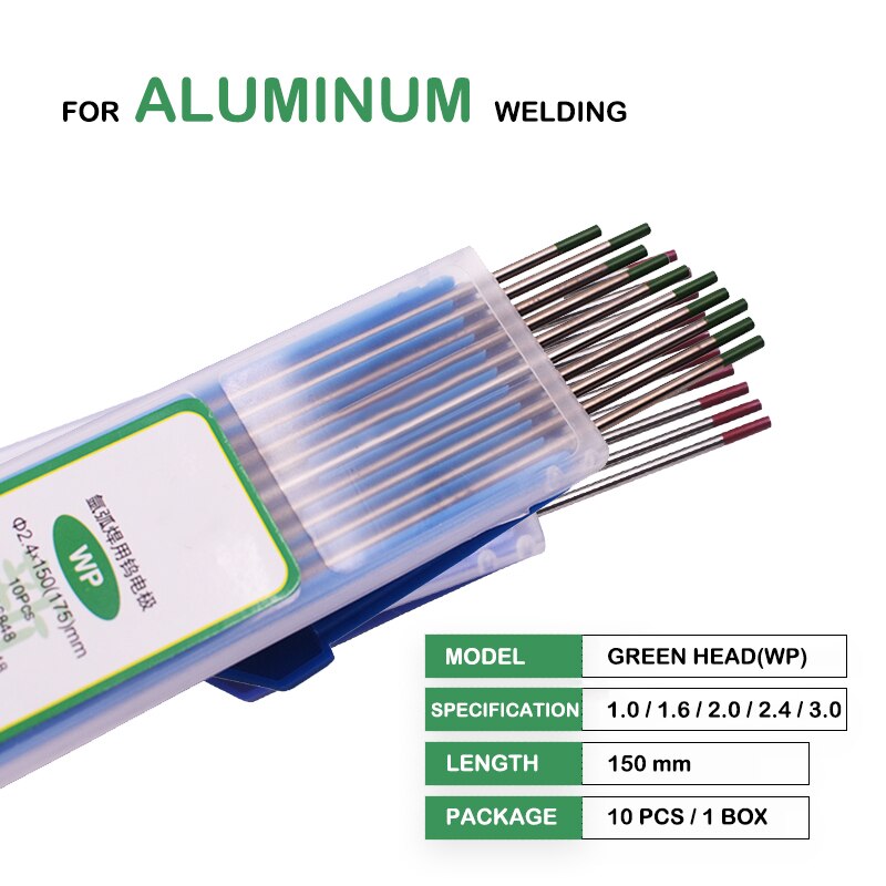 Professionele Tungsten Elektroden Lassen Elektroden 1.0 1.6 2.0 2.4 3.0 3.2Mm WT20 WC20 Wp Tig Staven